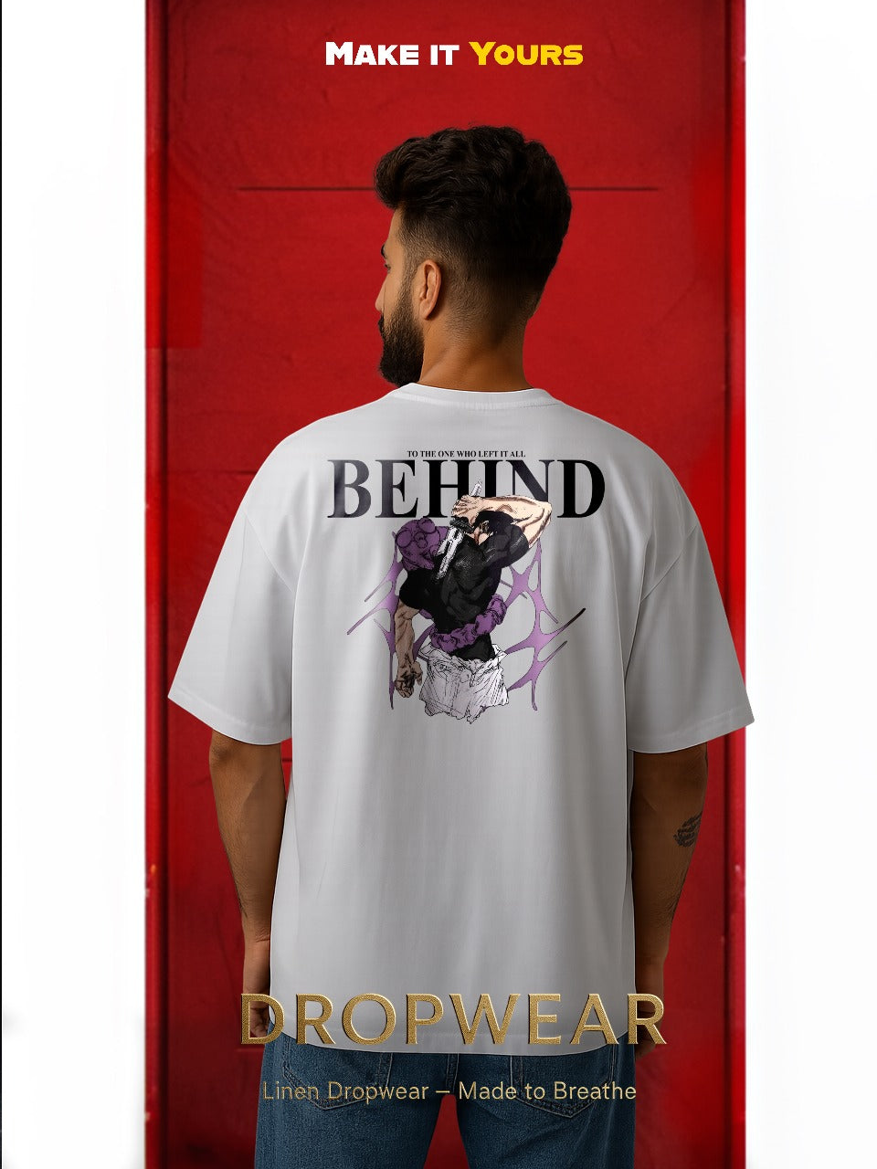 Dropwear Drop Shoulder Graphic T-Shirt – Premium Oversized Fit