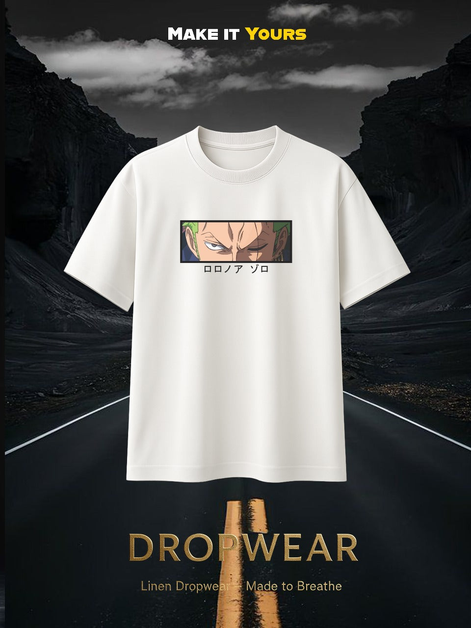 permium Drop Shoulder T-Shirt -made for karachi strees