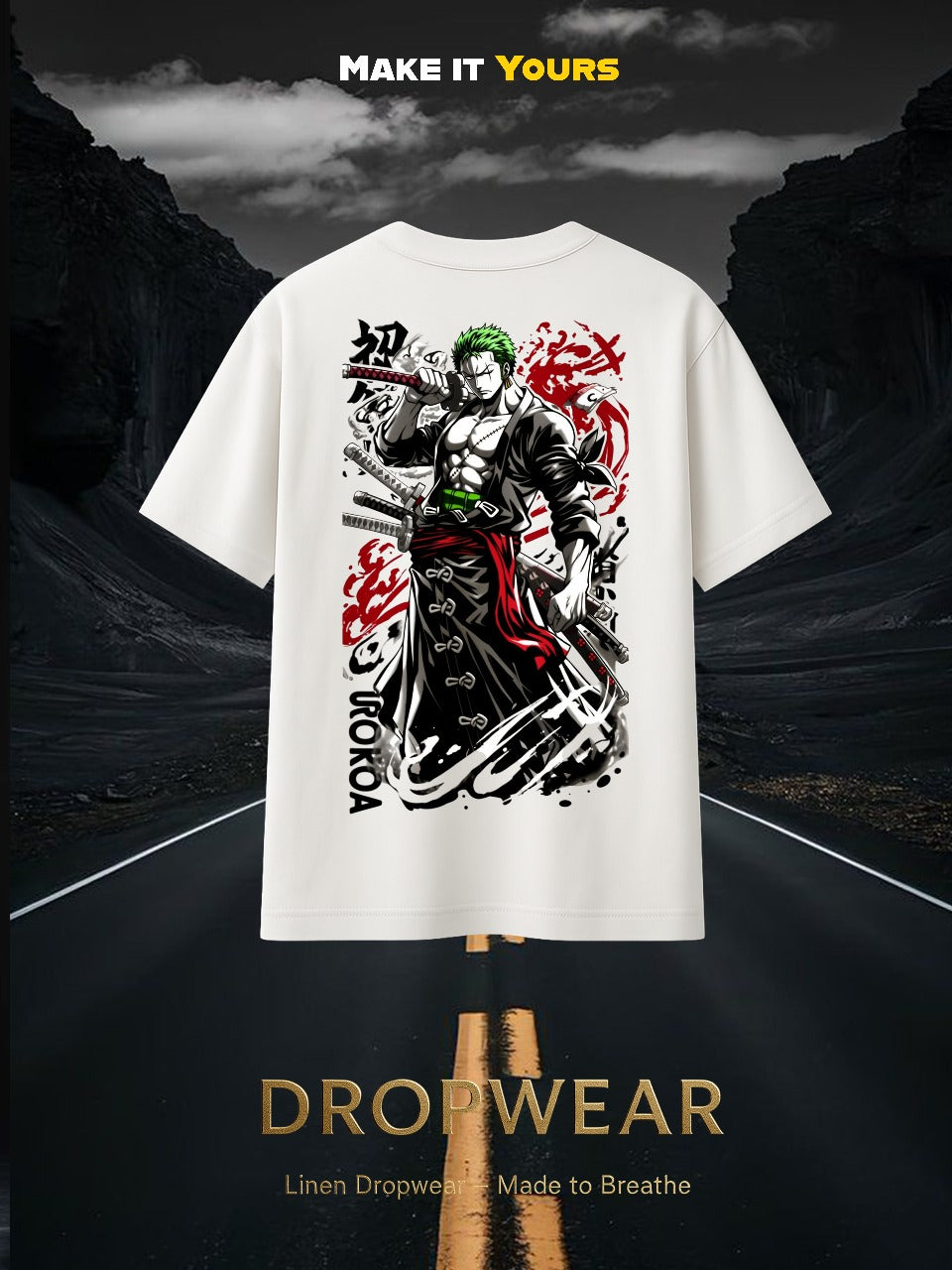 permium Drop Shoulder T-Shirt -made for karachi strees